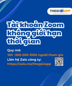 Tài khoản zoom pro không giới hạn thời gian