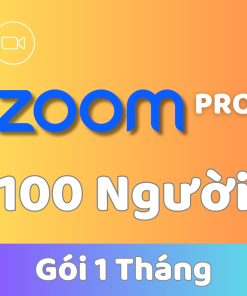 Zoom Pro 100 người 1 tháng