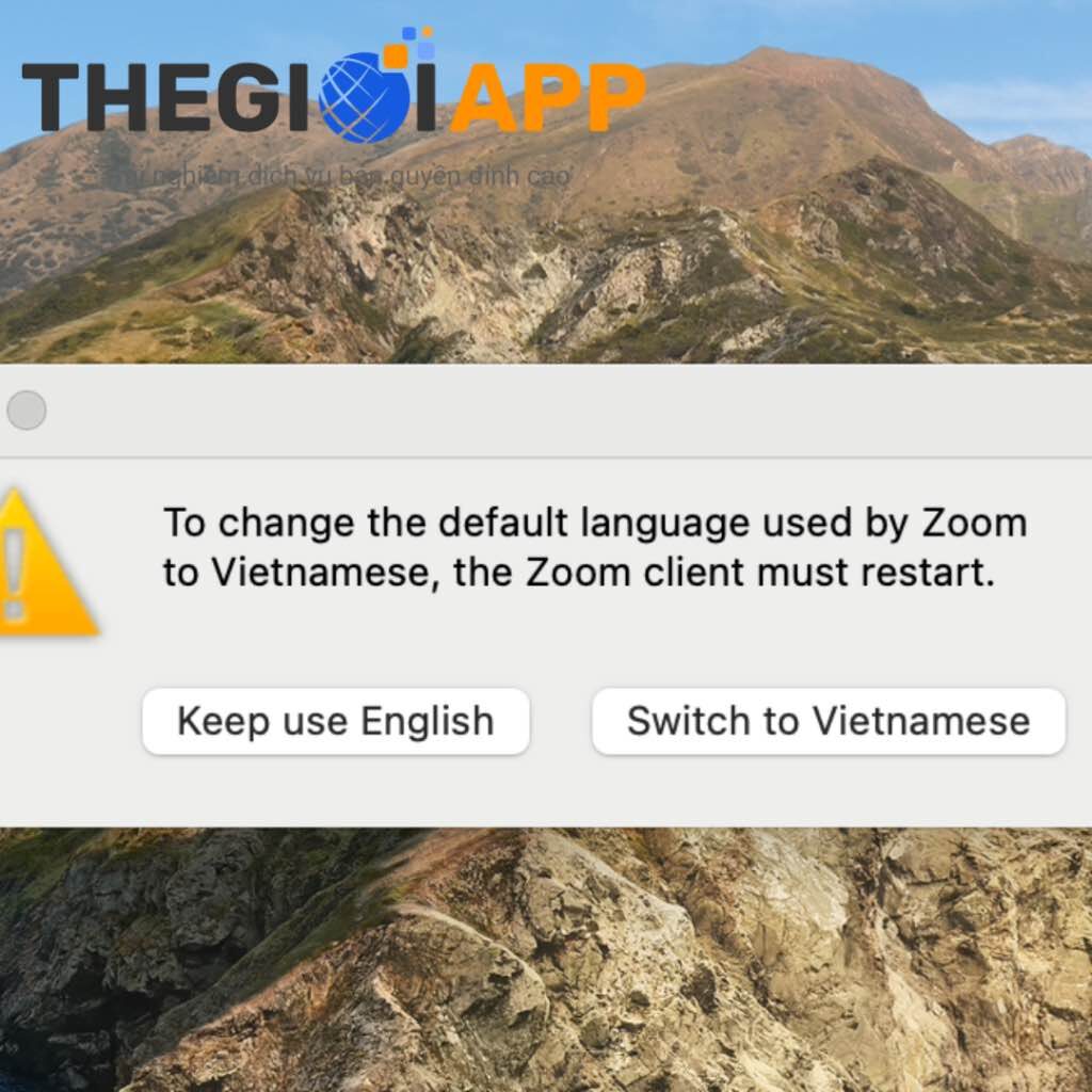 Thay đổi ngôn ngữ trong ứng dụng Zoom