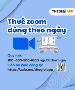 Thuê Zoom meeting theo ngày